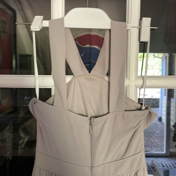 Gray Lulus long gown size small - Picture 4 of 6